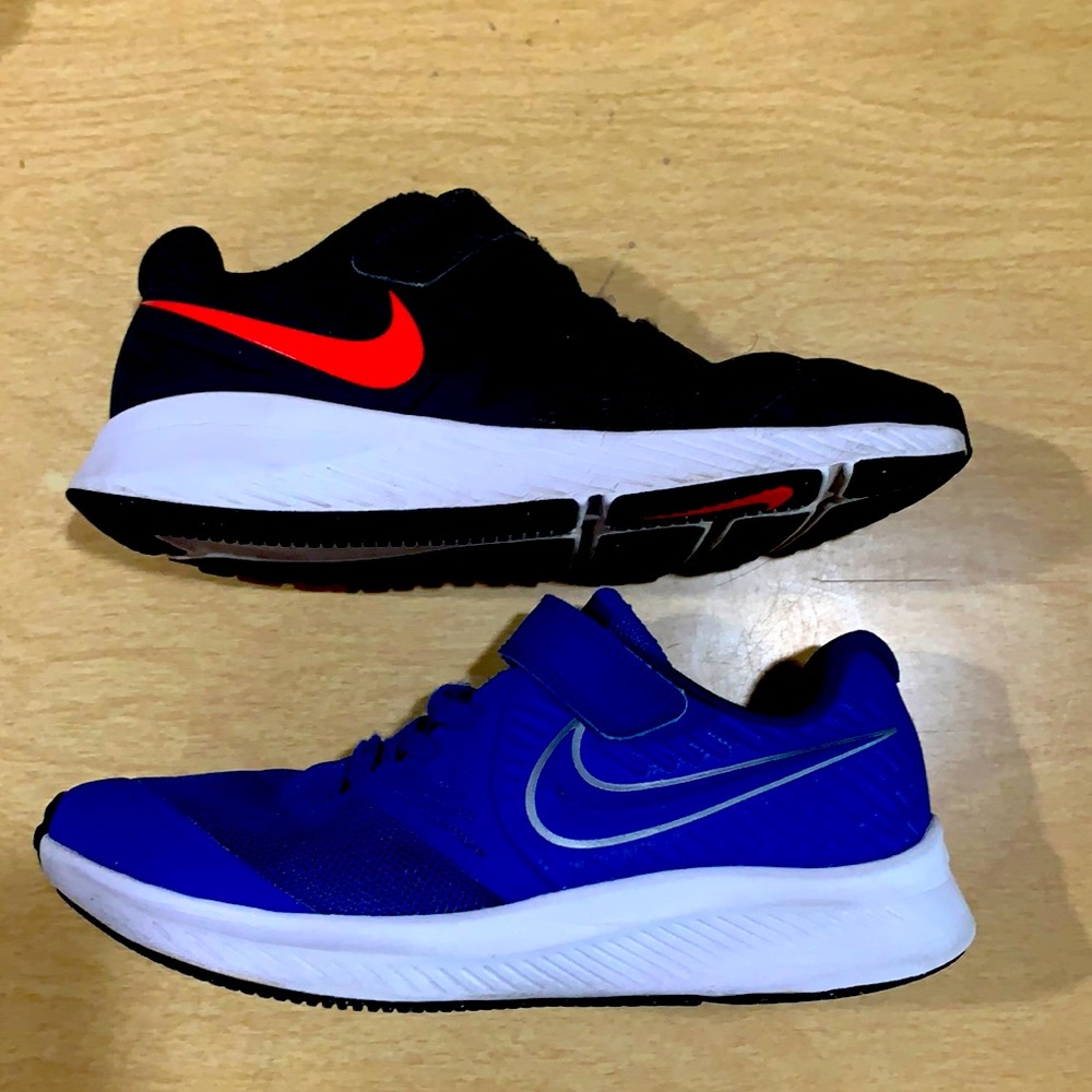 2 Pairs Nike Star runner little boys sneakers 1.5